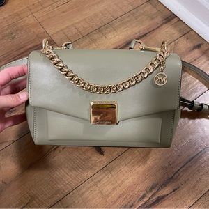 Light Green Michael Kors Crossbody Bag